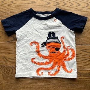 Carters baby pirate octopus shirt size 18 months